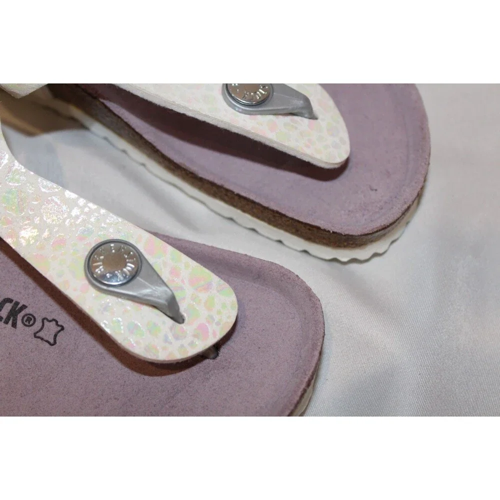 BIRKENSTOCK KIDS GIZEH PATENT LEATHER SANDALS REGULAR‎ FIT EU 31